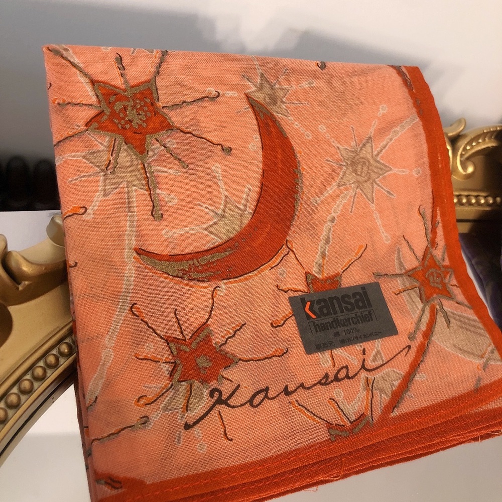 Vintage Kansai Yamamoto Handkerchiefs, scarves